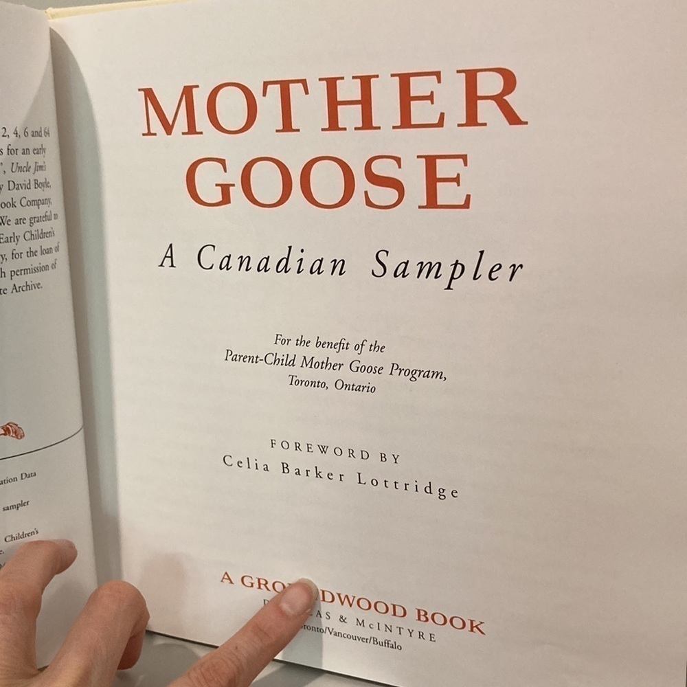 2for$10 Books Mother Goose: A Sampler Hardcover – March 5, 1996 - Picture 6 of 8